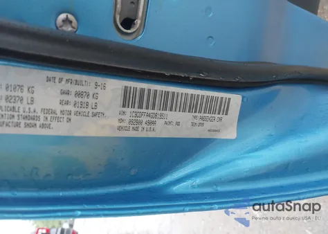 2016 Dodge Dart Sxt Sport from USA, damaged, VIN 1C3CDFFA4GD819511